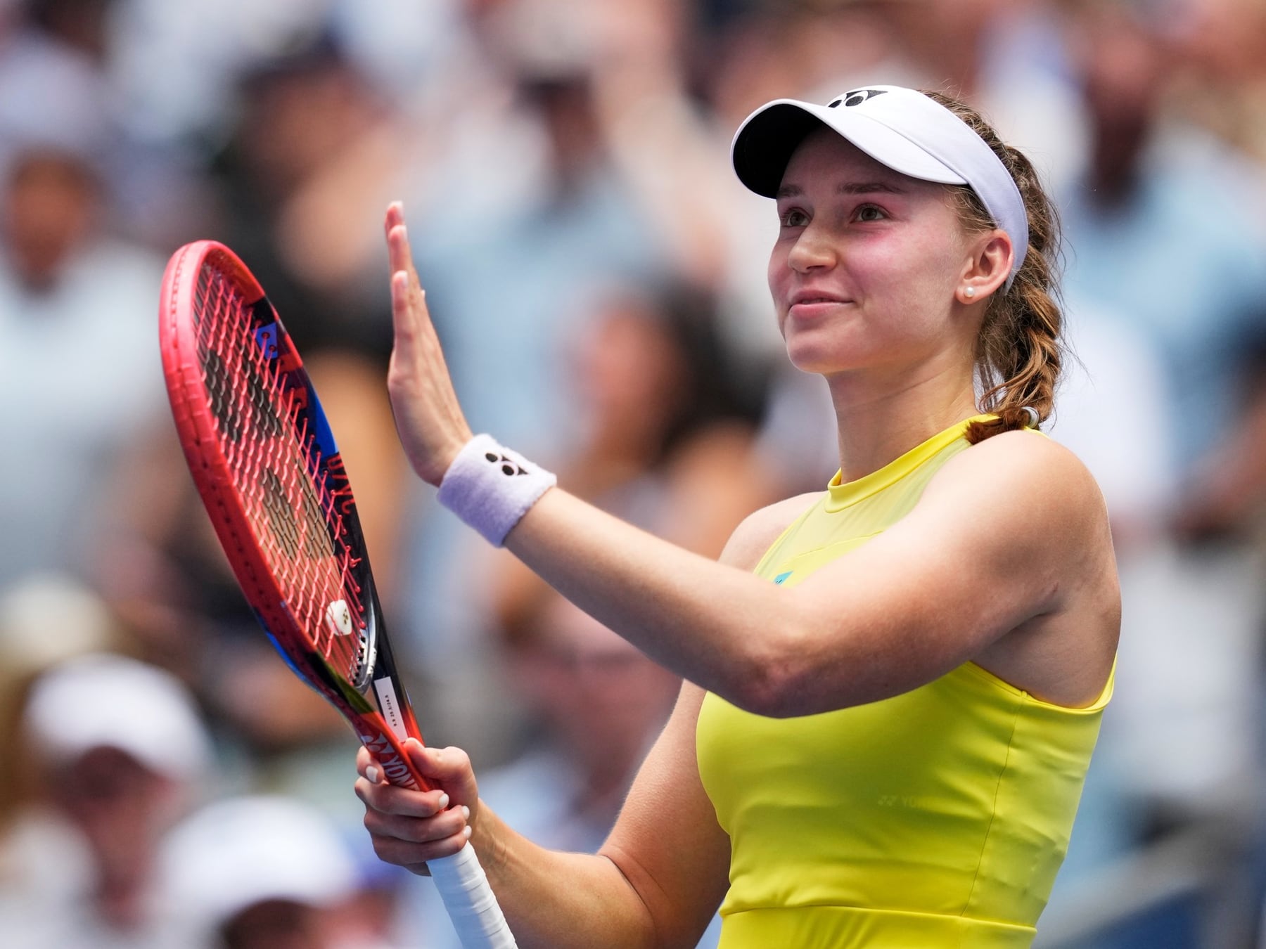 Rybakina le ganó a Zheng, va a semis del US Open y desde el lunes es la número uno del mundo