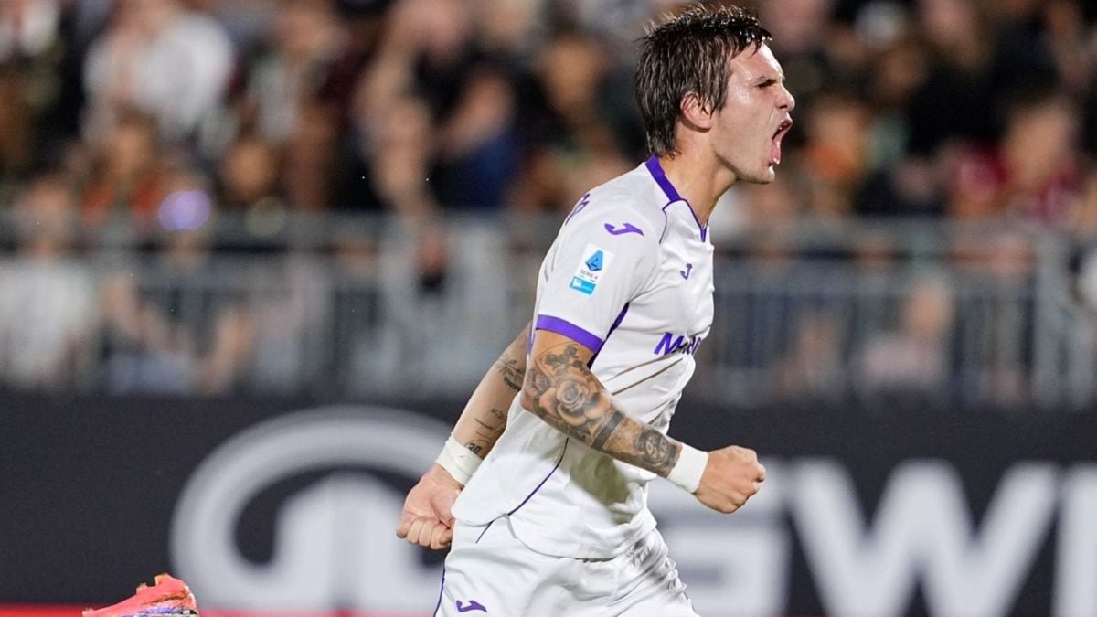 Mastantuono se sacó la espina con un hat-trick y la Fiorentina respiró en la Serie A