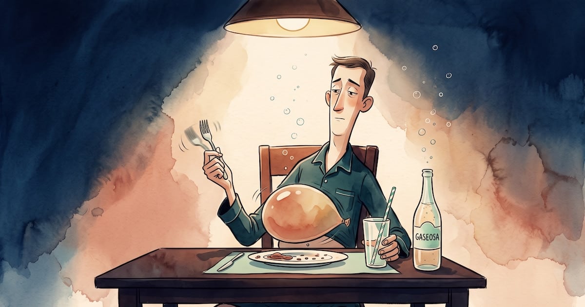 La cena que se hincha: por qué la panza se infla de noche y cuándo conviene prestarle atención
