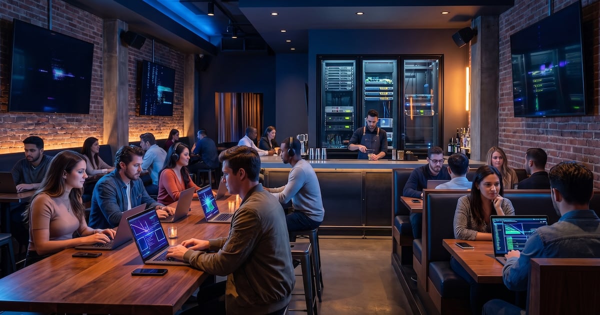 El bar donde la medialuna viene con tarjeta gráfica: así funcionan los cafés con inteligencia artificial