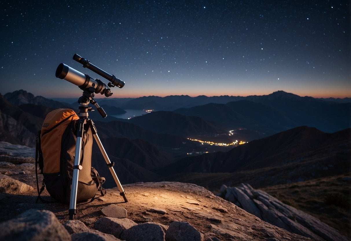 Luna llena, telescopio y monte: una noche de astroturismo en el Salto del Agrio