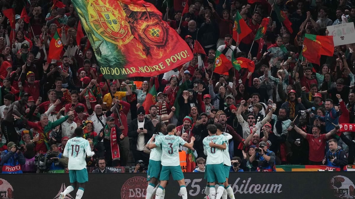 Portugal se floreó en Dinamarca: 4-2 sin CR7 y sigue de racha en la Nations League