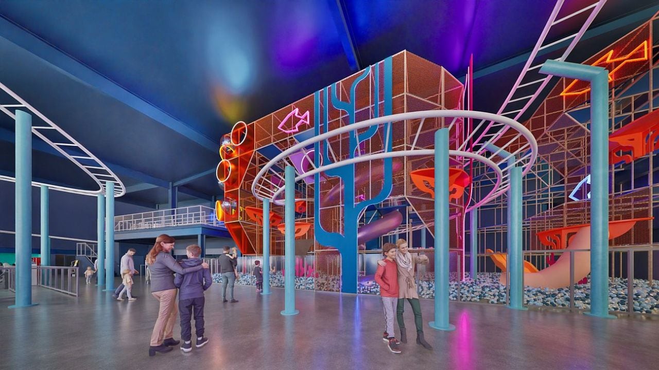 Balneario Camboriú se prepara para abrir un parque cerrado con juegos mecánicos y propuestas para todo el año