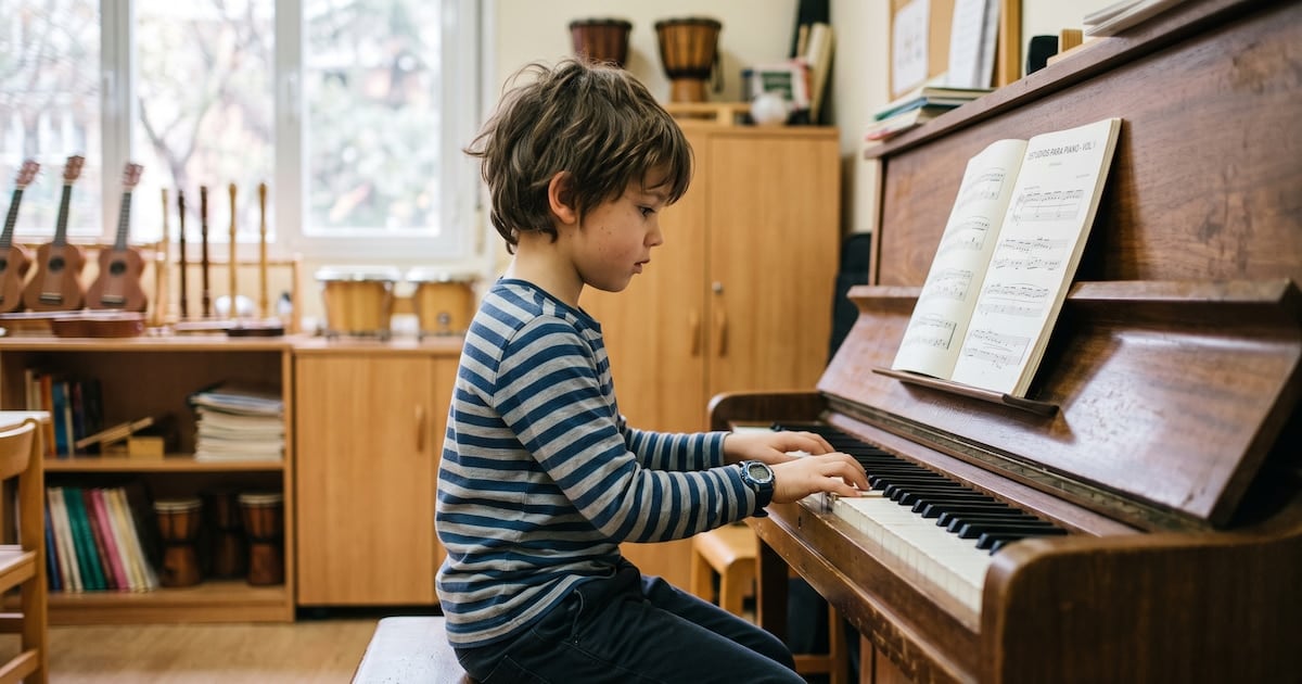 La música como aliada del aula: lo que dice un nuevo estudio sobre chicos que tocan un instrumento