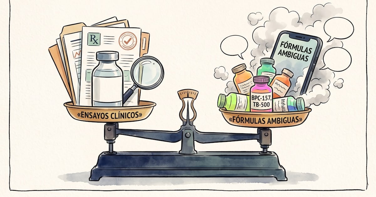 Péptidos bajo la lupa: por qué la evidencia que respalda a cada uno es tan desigual según un especialista en medicina deportiva