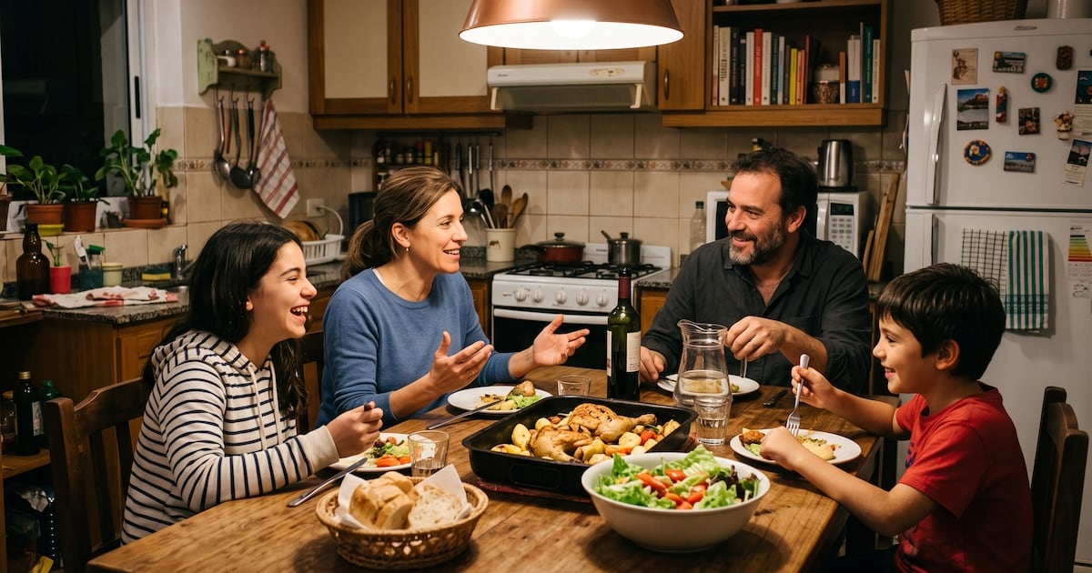 Comer en casa con la familia: el gesto cotidiano que cambia la salud de los chicos