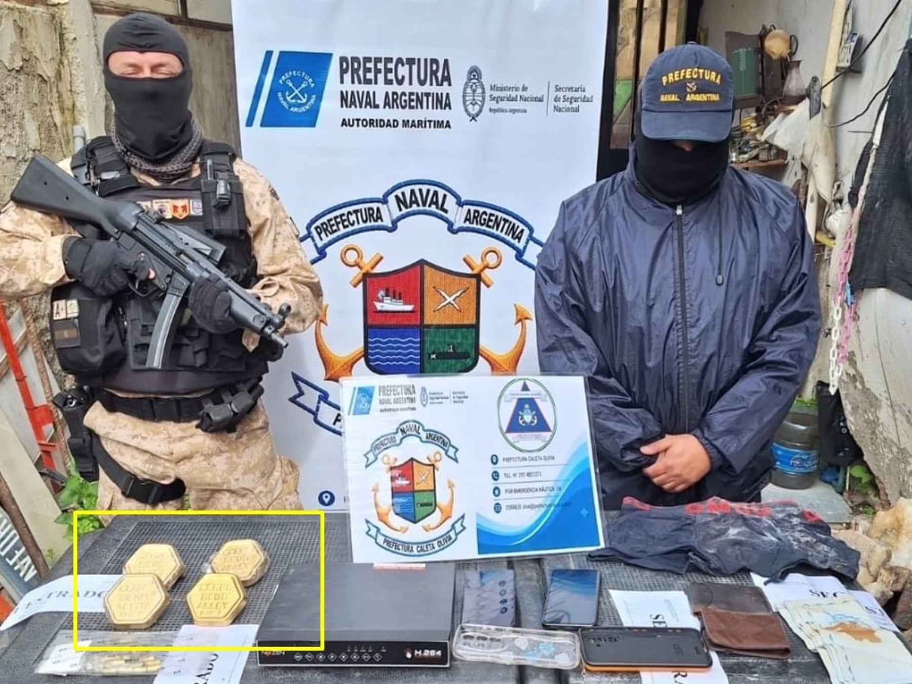 Caleta Olivia: confirman que las piezas secuestradas eran cerrobend y no lingotes