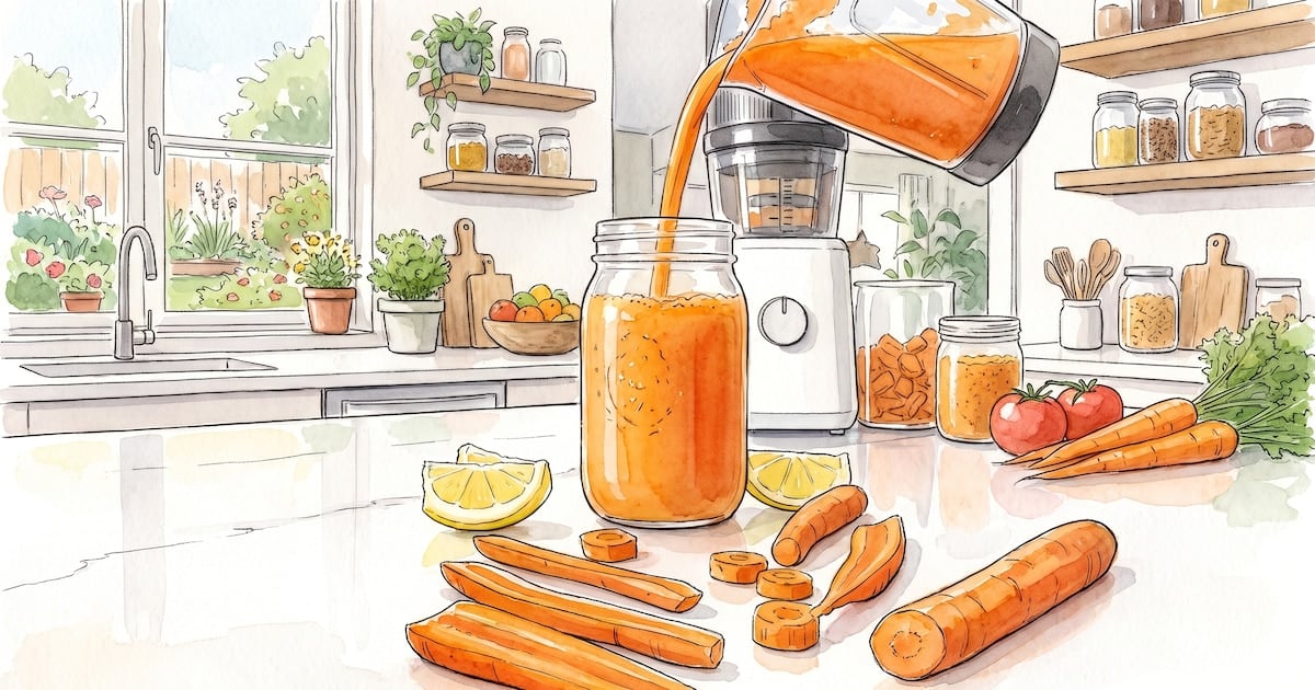 Licuado o rallada: por qué la zanahoria entera le gana al jugo en la mesa de todos los días