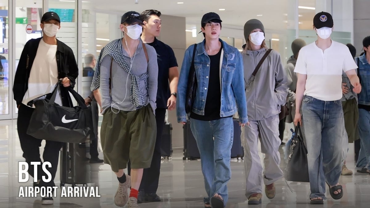 Volvieron: BTS aterrizó en Ezeiza y en dos horas ya estaban otra vez en movimiento