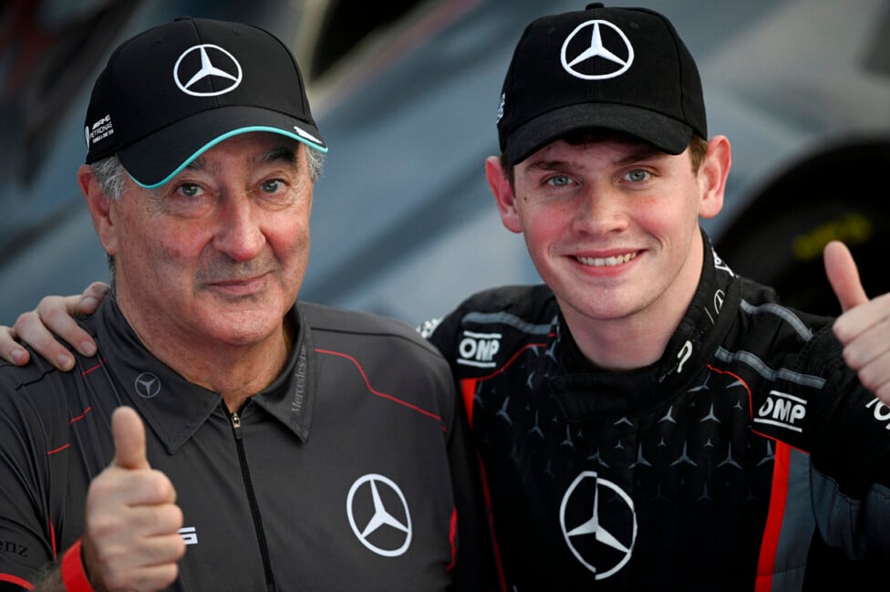 Fritzler no se achica: mientras pelea el TC, se prueba el traje europeo