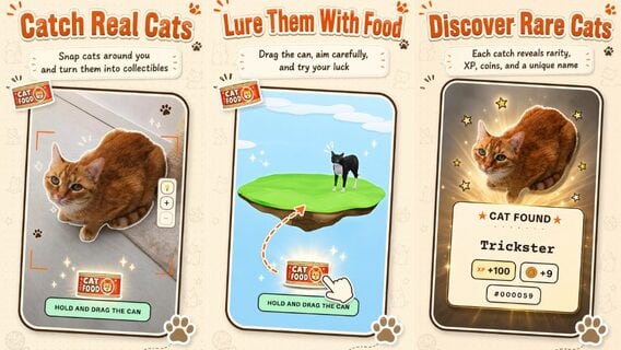 CatchCat: cada gato del barrio puede terminar en una carta